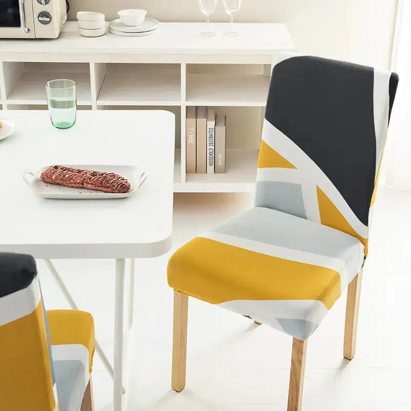 Dining Chair Covers Stretchable Minimalist LUNEAIR E-2PCS