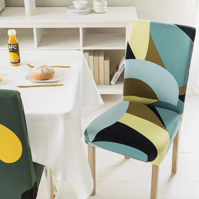 Dining Chair Covers Stretchable Minimalist LUNEAIR F-2PCS