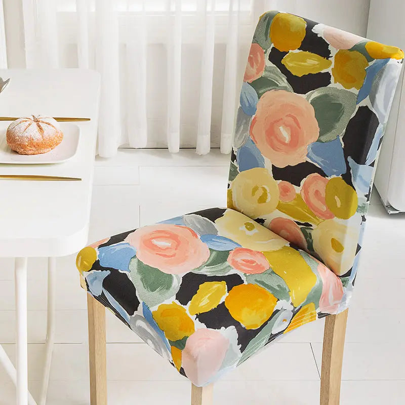 Dining Chair Covers Stretchable Minimalist LUNEAIR