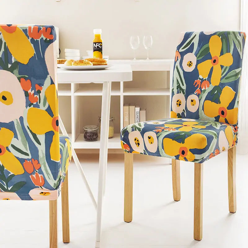 Dining Chair Covers Stretchable Minimalist LUNEAIR G-2PCS