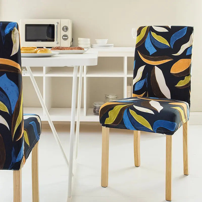 Dining Chair Covers Stretchable Minimalist LUNEAIR J-6PCS