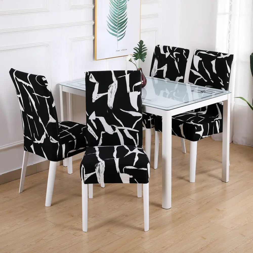 Dining Chair Covers Stretchable Modern LUMIÈRE 11 style