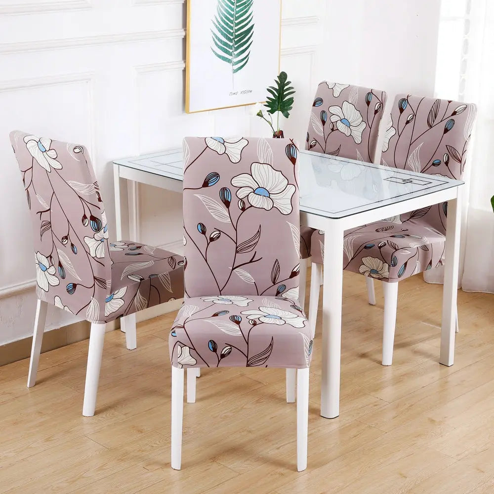 Dining Chair Covers Stretchable Modern LUMIÈRE 13 style