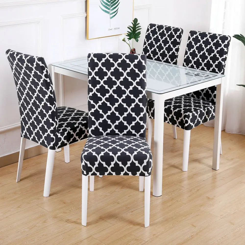 Dining Chair Covers Stretchable Modern LUMIÈRE 15 style