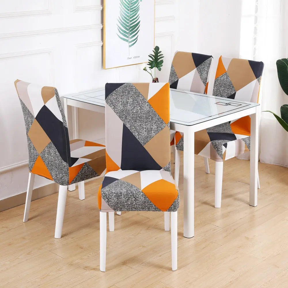 Dining Chair Covers Stretchable Modern LUMIÈRE 27 style