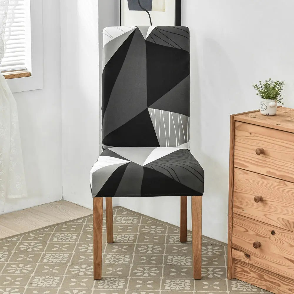 Dining Chair Covers Stretchable Modern LUMIÈRE 37 style