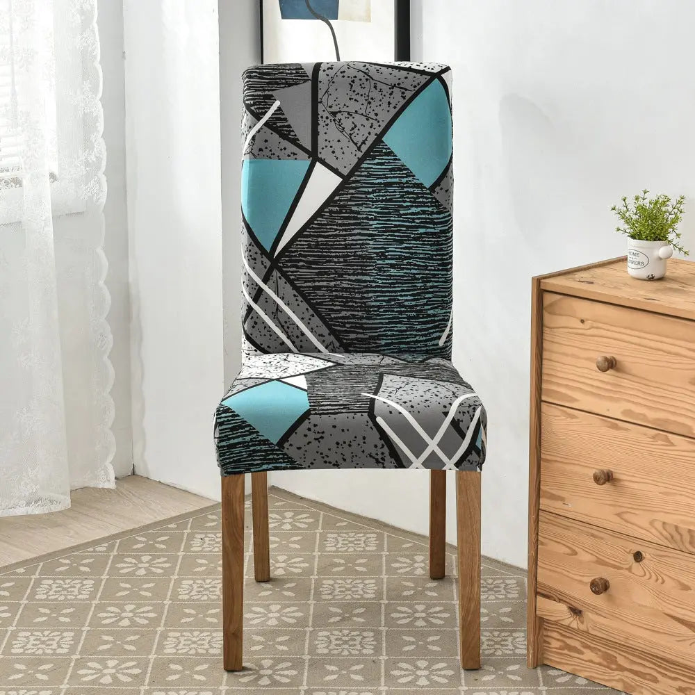 Dining Chair Covers Stretchable Modern LUMIÈRE 38 style