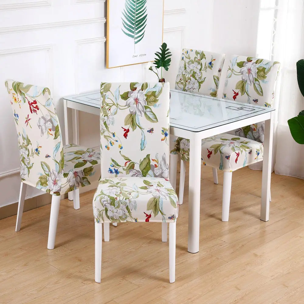 Dining Chair Covers Stretchable Modern LUMIÈRE 5 style