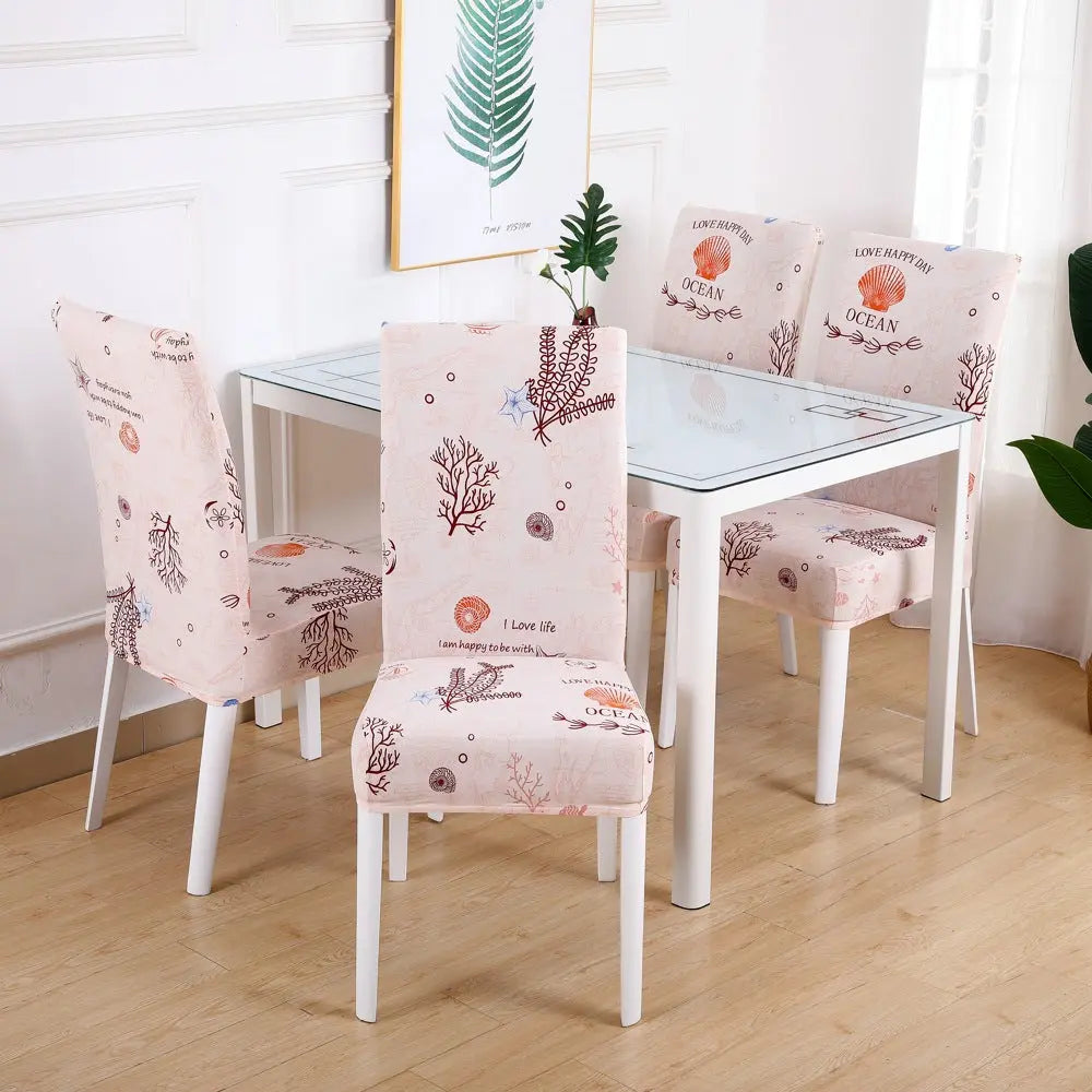 Dining Chair Covers Stretchable Modern LUMIÈRE 9 style