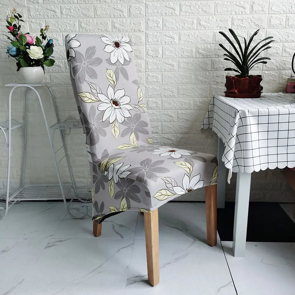 Dining Chair Covers Stretchable Non-Slip CHERIEAURE No 5-Universal