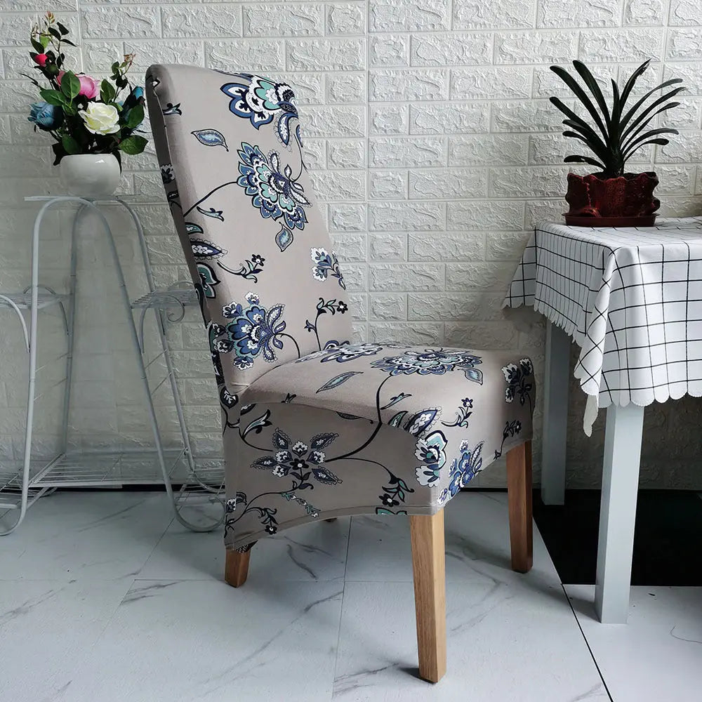 Dining Chair Covers Stretchable Non-Slip CHERIEAURE No 7-Universal