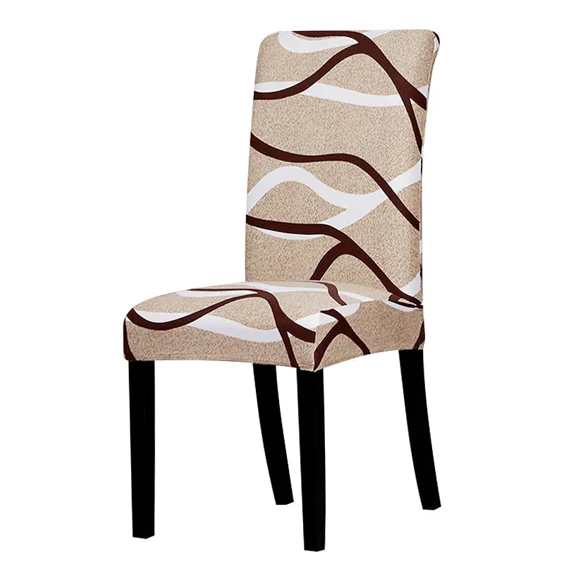 Dining Chair Covers Stretchable Pet-Friendly CHARMÉE 05 Style