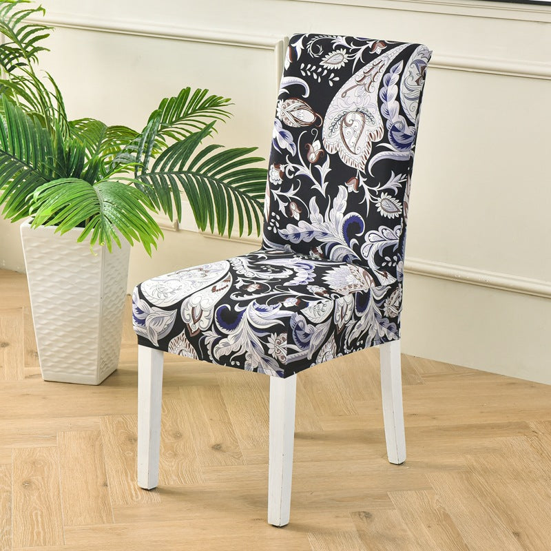Dining Chair Covers Stretchable Polyester FLEURIS Dream-Regular