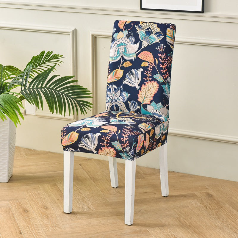 Dining Chair Covers Stretchable Polyester FLEURIS Meet-Regular