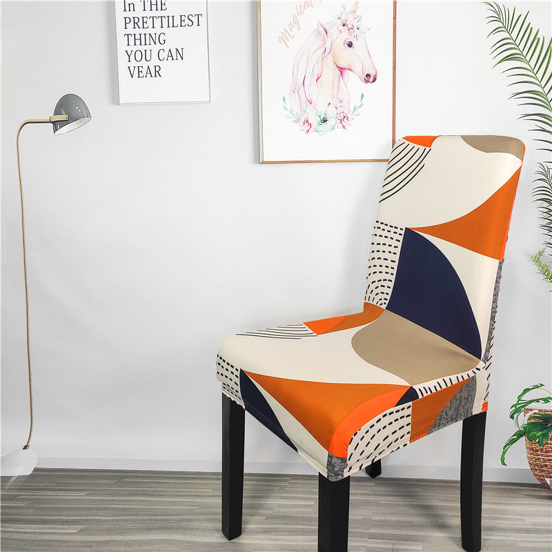 Dining Chair Covers Stretchable Polyester FLORETTE C