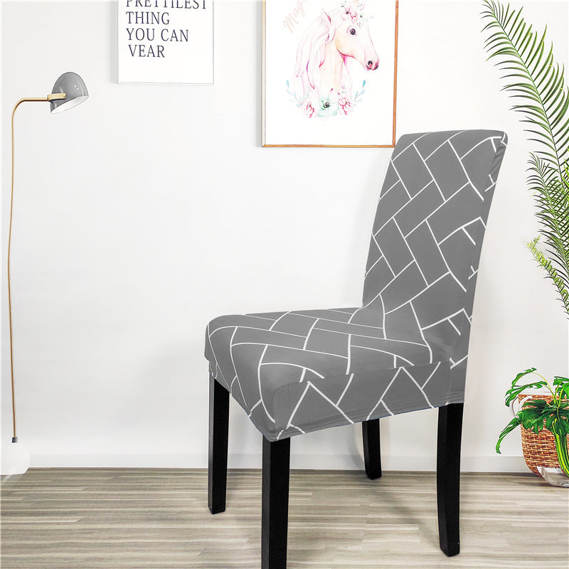 Dining Chair Covers Stretchable Polyester FLORETTE F