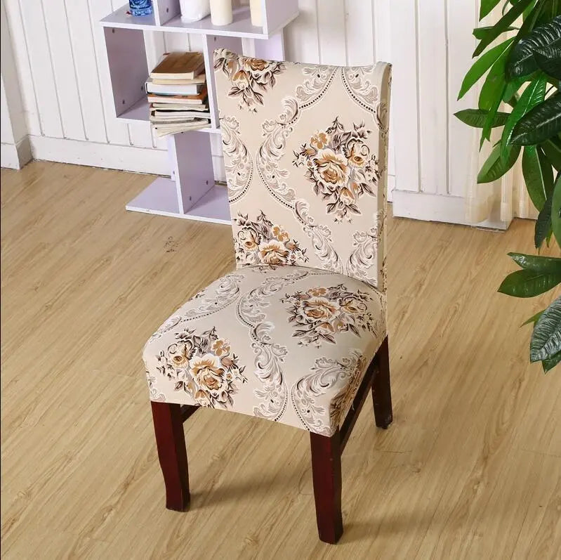 Dining Chair Covers Stretchable Polyester LUMIÈRE 10style