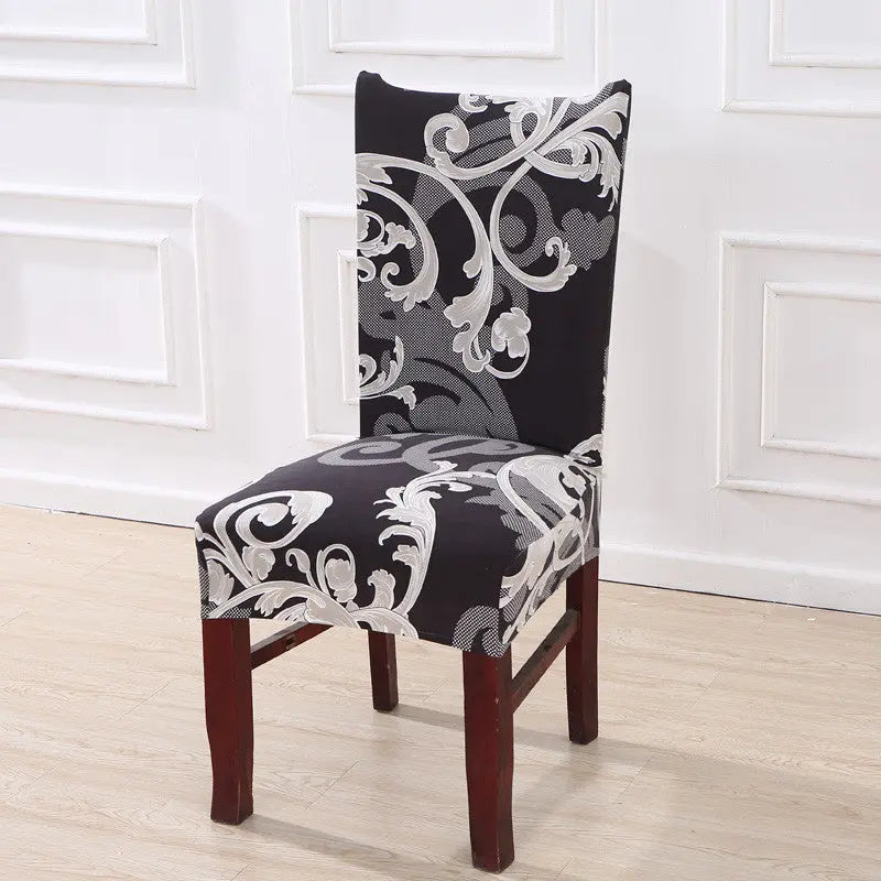 Dining Chair Covers Stretchable Polyester LUMIÈRE 1style