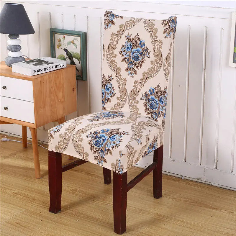 Dining Chair Covers Stretchable Polyester LUMIÈRE 2 pc 7style