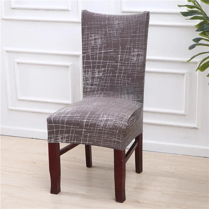 Dining Chair Covers Stretchable Polyester LUMIÈRE 4 pc 4style