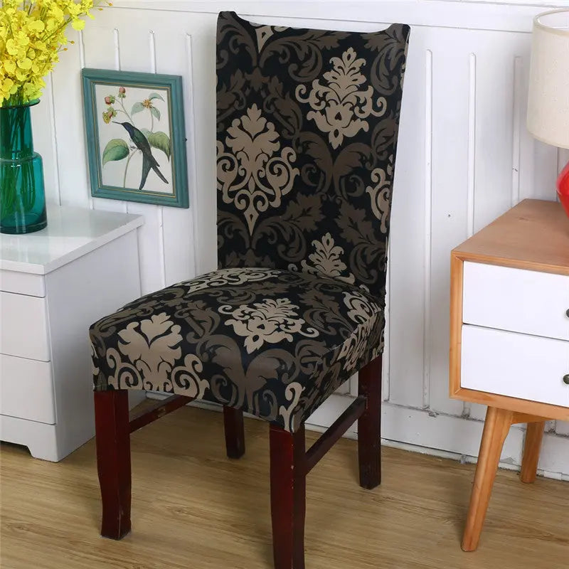 Dining Chair Covers Stretchable Polyester LUMIÈRE 8style