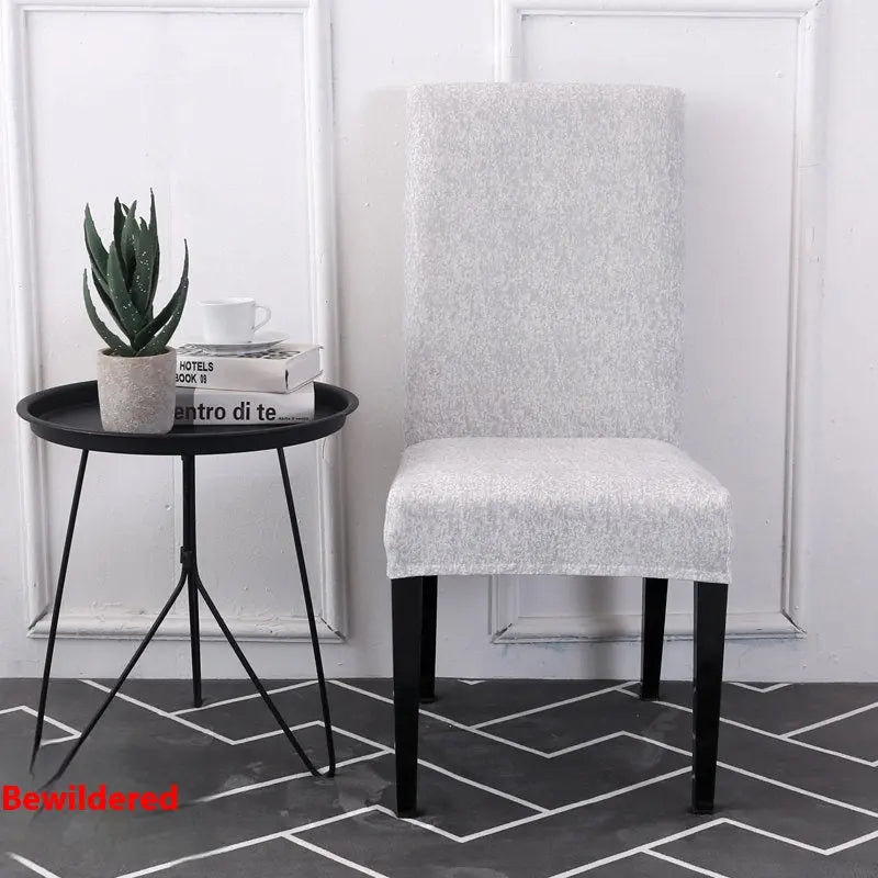 Dining Chair Covers Stretchable Polyester Luminéa Blankly-Free Size