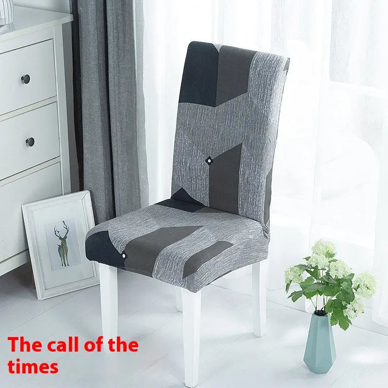 Dining Chair Covers Stretchable Polyester Luminéa Call Of The Times-Free Size