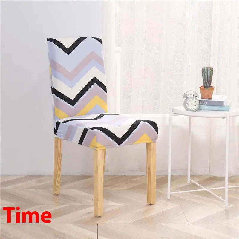 Dining Chair Covers Stretchable Polyester Luminéa Time-Free Size
