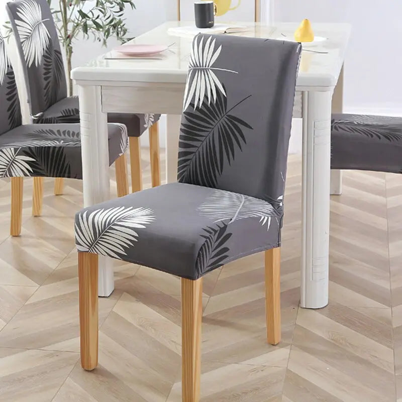 Dining Chair Covers Stretchable Polyester ROSELYA 2
