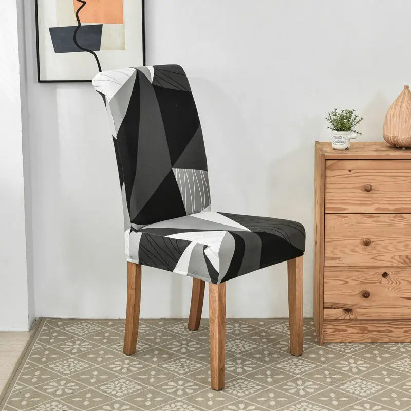 Dining Chair Covers Stretchable Polyester VIVIEN Creative Space-Universal Elastic Chair Cover
