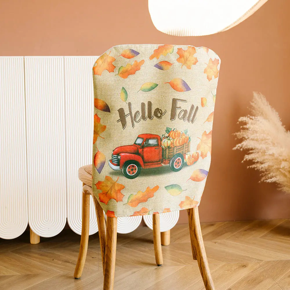 Dining Chair Covers Stretchable Print Luminéa