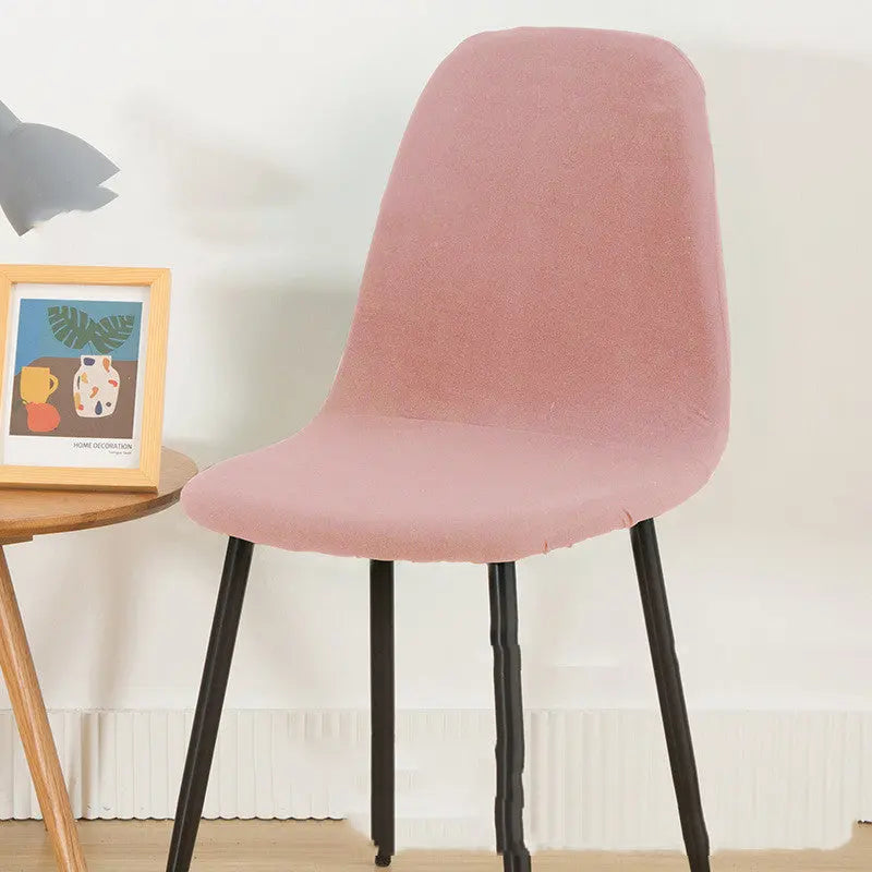 Dining Chair Covers Stretchable Solaire Light pink