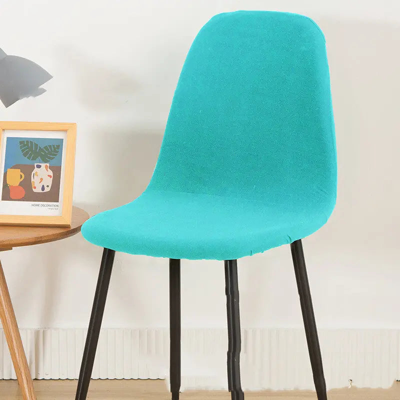 Dining Chair Covers Stretchable Solaire Sky Blue
