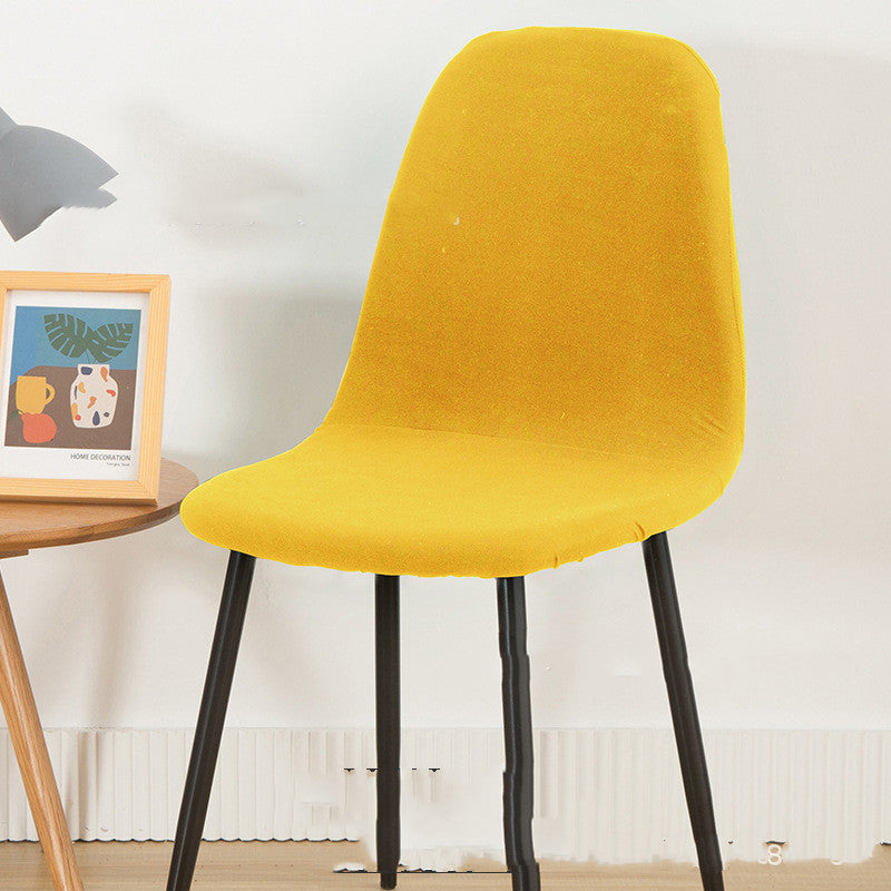 Dining Chair Covers Stretchable Solenne Candy yellow
