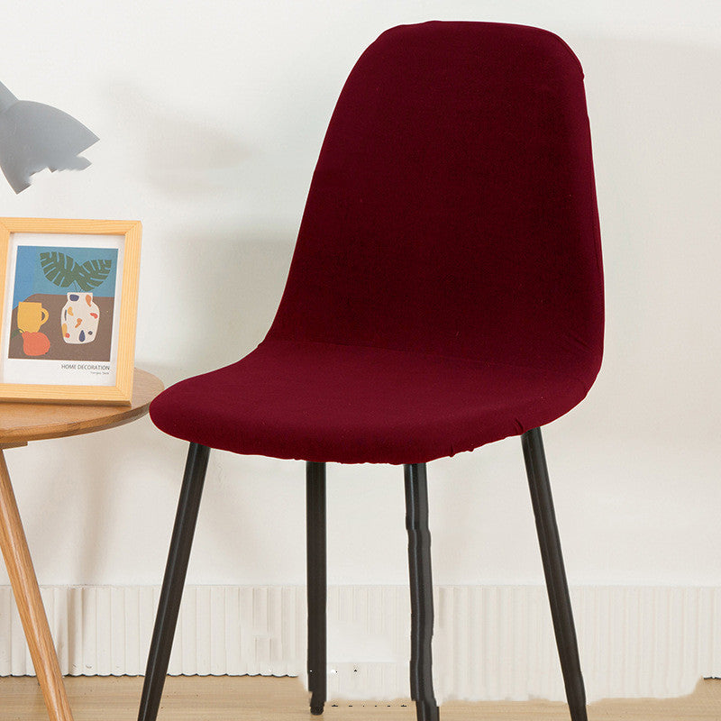 Dining Chair Covers Stretchable Solenne Wine Red
