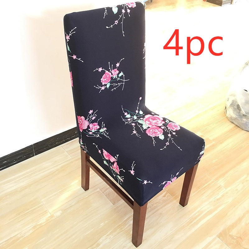 Dining Chair Covers Stretchable Spandex ELORIA C-Q4PC