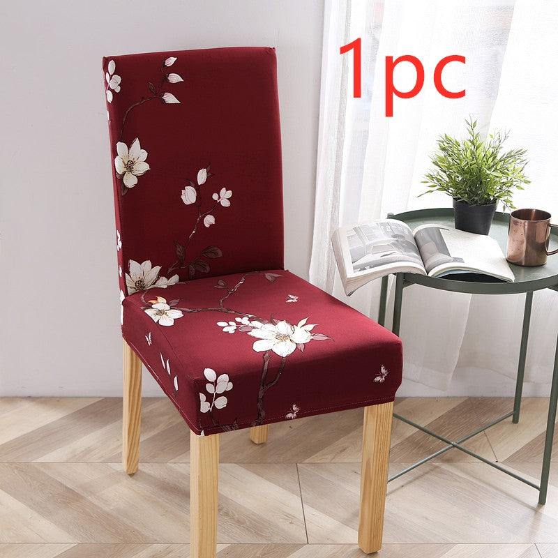 Dining Chair Covers Stretchable Spandex ELORIA D-Q1PC