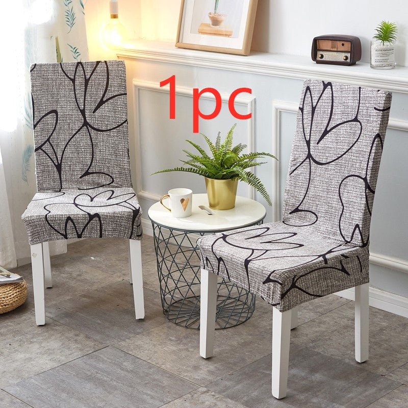 Dining Chair Covers Stretchable Spandex ELORIA E-Q1PC