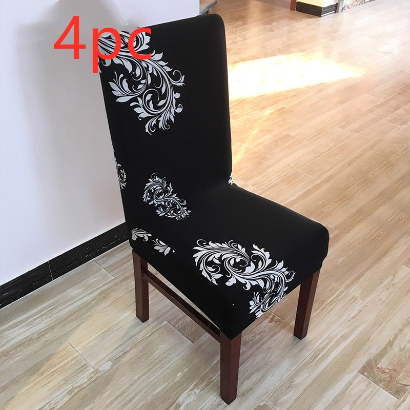 Dining Chair Covers Stretchable Spandex ELORIA F-Q4PC