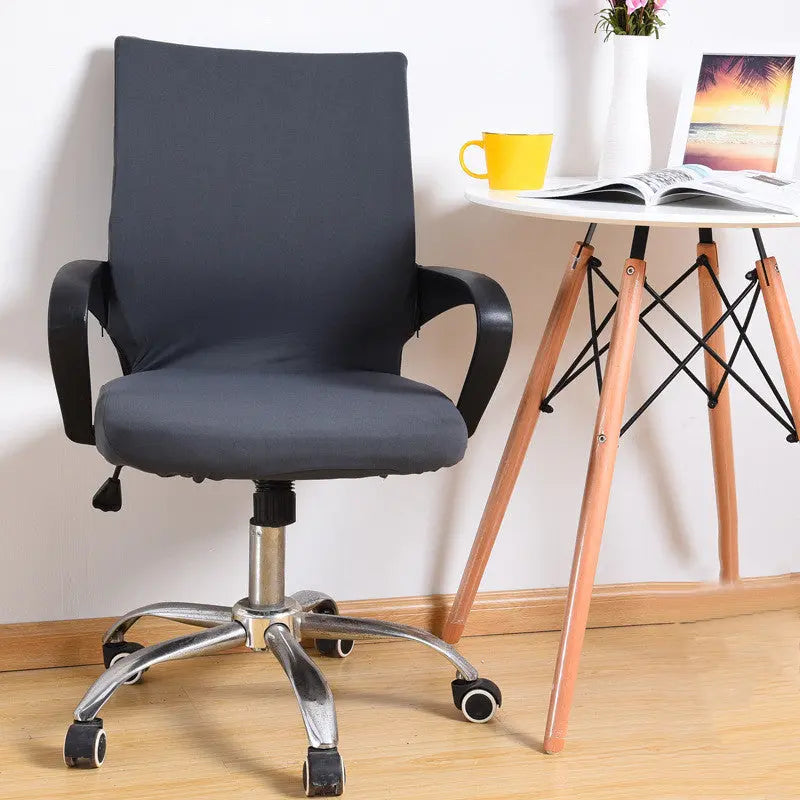 Dining Chair Covers Stretchable Spandex LUMIÈRE Confucian grey-S
