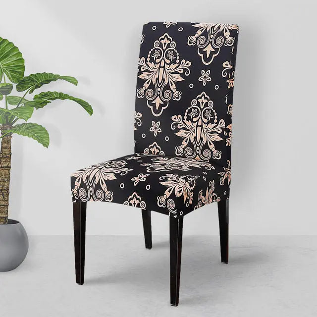 Dining Chair Covers Stretchable Spandex VIVANE 12style-40x45cm