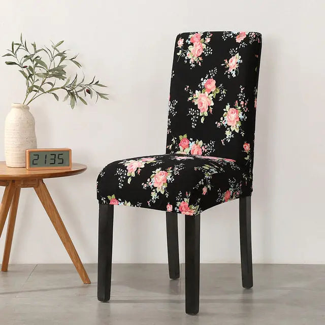 Dining Chair Covers Stretchable Spandex VIVANE 15style-40x45cm