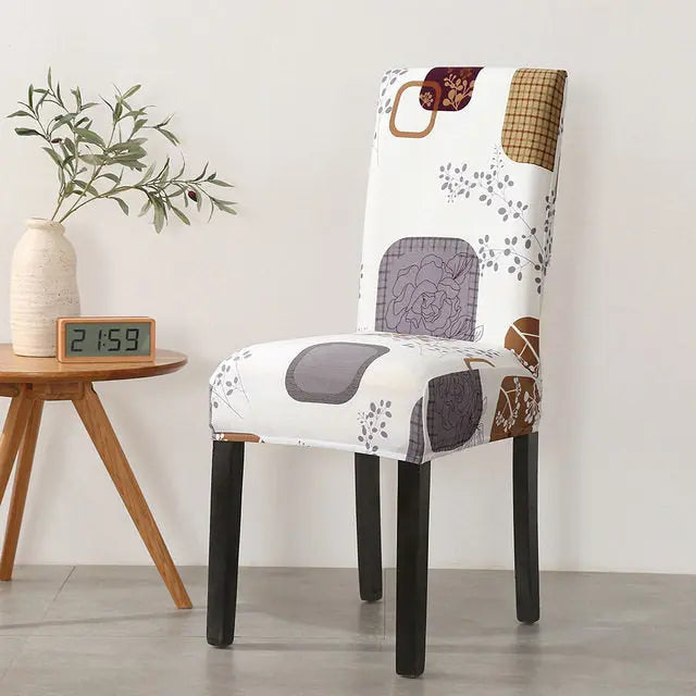 Dining Chair Covers Stretchable Spandex VIVANE 1style-40x45cm
