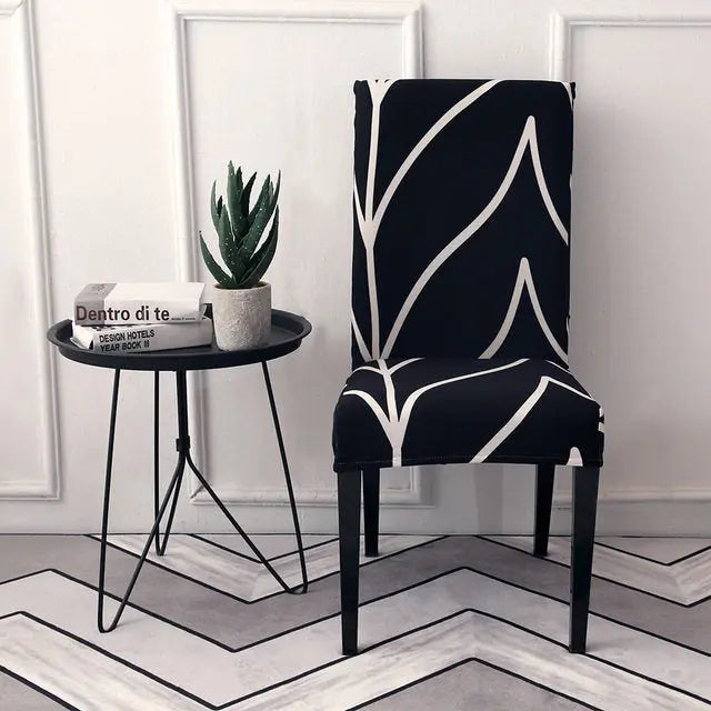 Dining Chair Covers Stretchable Spandex VIVANE 4style-40x45cm