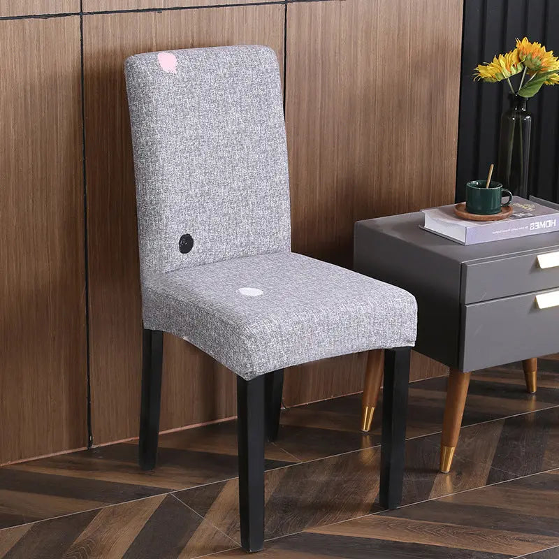 Dining Chair Covers Stretchable Washable LUNETTE Macaron Pink-Universal