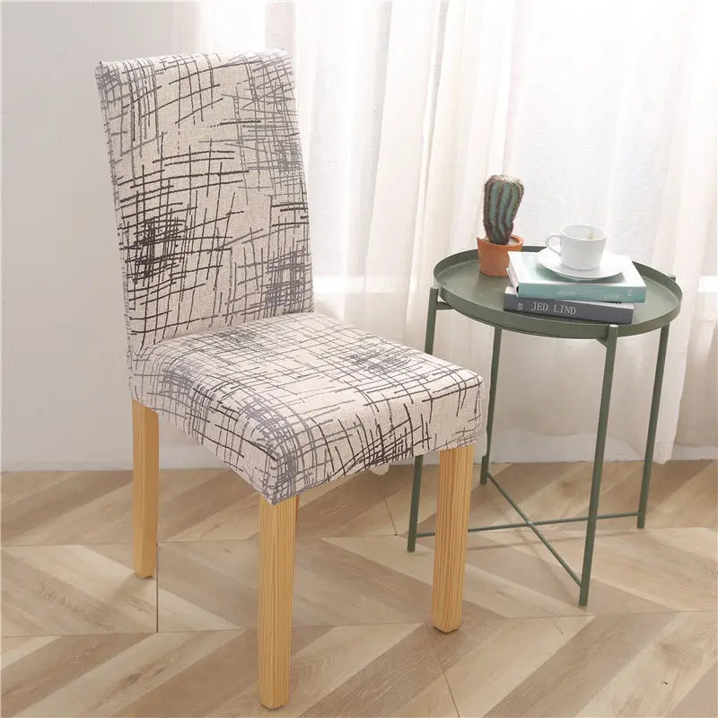 Dining Chair Covers Stretchable Washable LUNETTE Youman Time-Universal