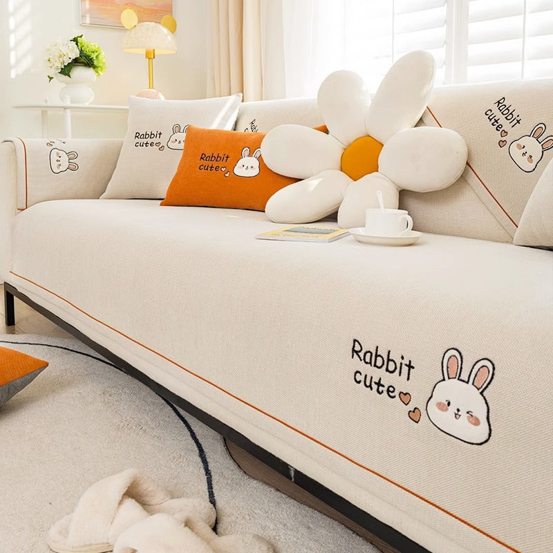 Pet Protection Cover Cotton-Linen Modern LUNEAU Milky White-70X120