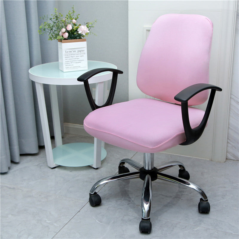 Task Chair Cover Stretch Split Armrest Elodie Light Pink Split-Average Size