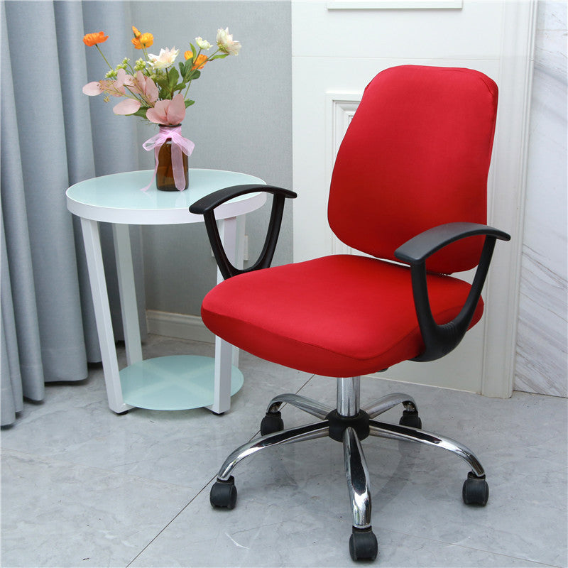 Ergonomic Chair Covers Stretch-Fit Split Aurèle Red Split-Average Size