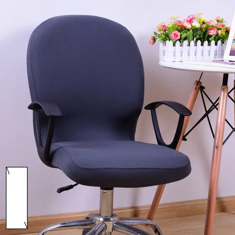 Ergonomic Chair Covers Stretchable Luvienne Dark Gray-Default